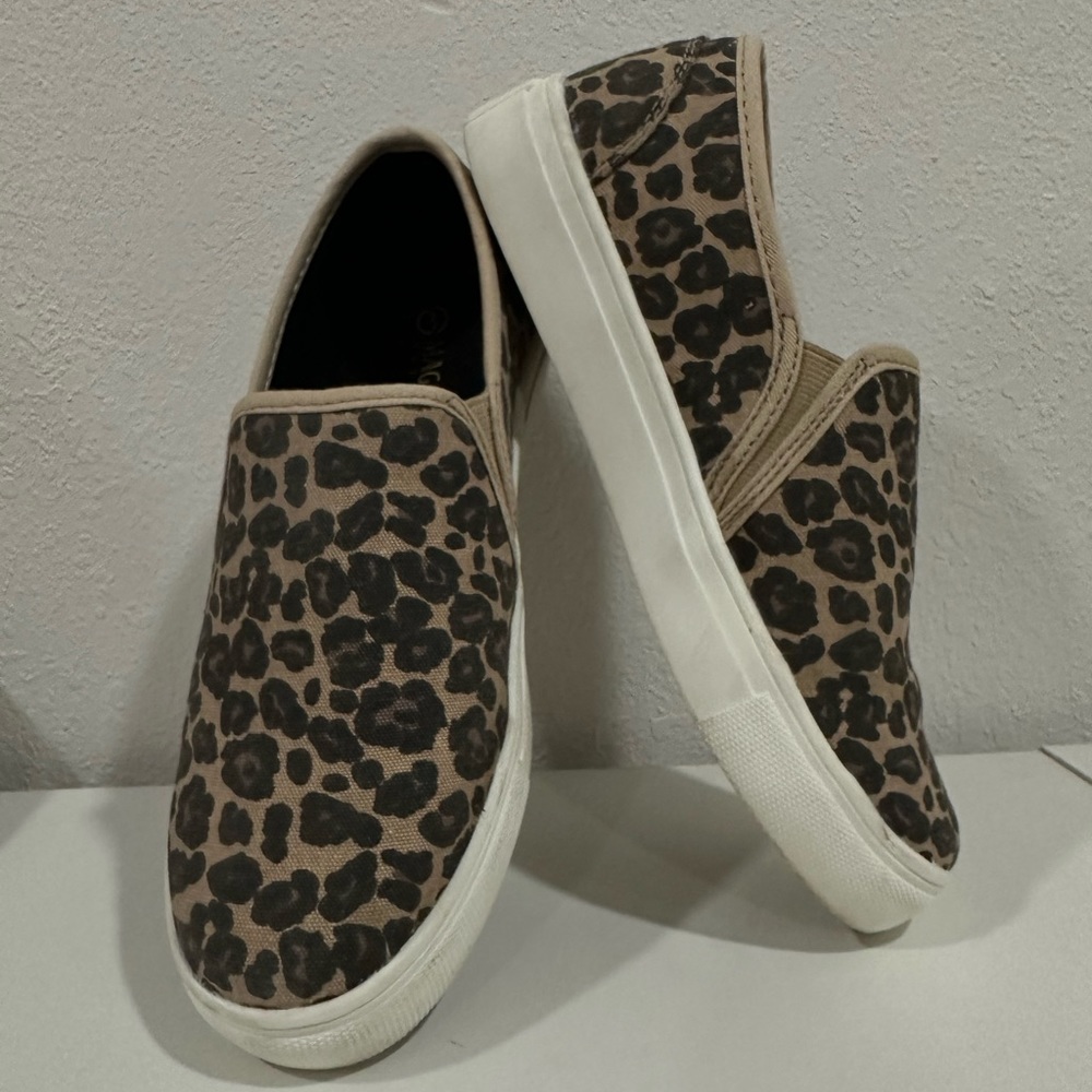Leopard Print Slip Ons - Picture 2 of 4